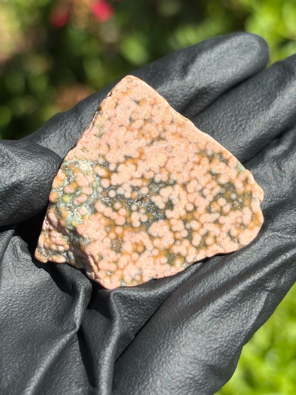 Small Ocean Jasper Crystal Freeform - Polished Sea Jasper - OBJ - Picture 9 of 10